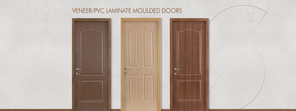 Veneer/PVC Laminate Moulded Doors Manufacturers in Mumbai, India - Shreeji Woodcraft