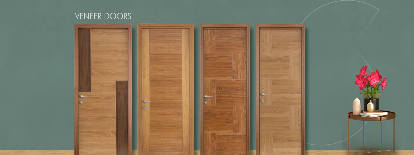 Veneer Doors - Veneer Door Manufacturers in Mumbai, India - Shreeji Woodcraft