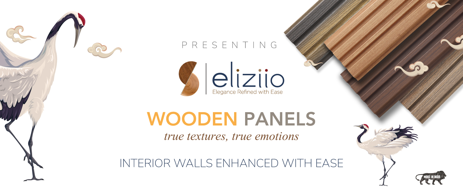 ELIZIIO Wooden Panel home banner